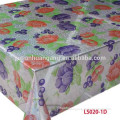 lightful waterproof polyester plastic pvc table cloth